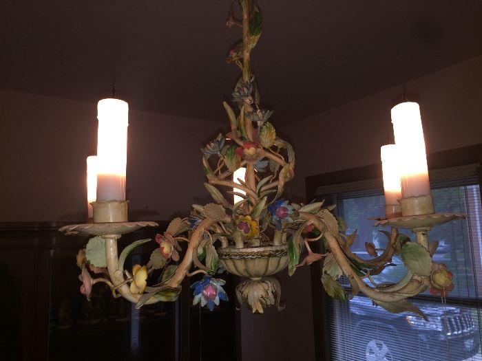 Shabby chic chandelier!