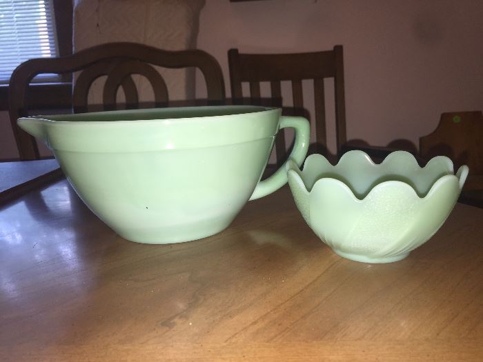 Jadeite mixing bowl