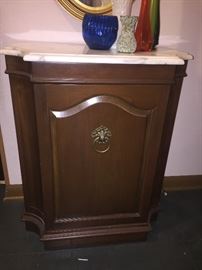 Marble topped cabinet