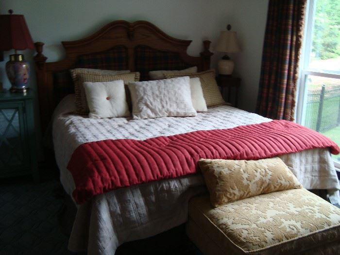 Custom Bed, bedding separate