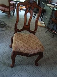 Pair of side dining chairs very nice