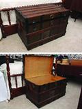 Vintage Trunk with removable tray