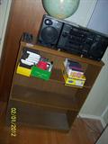 another shelf and stereo