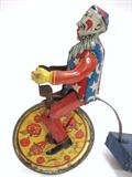 Marx Clown wind-up on Unicycyle