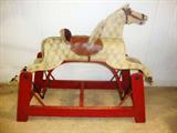 Vintage Painted Rocking Horse