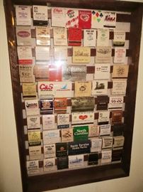 Framed match collection