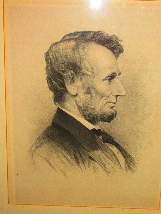 Abraham Lincoln Engraving