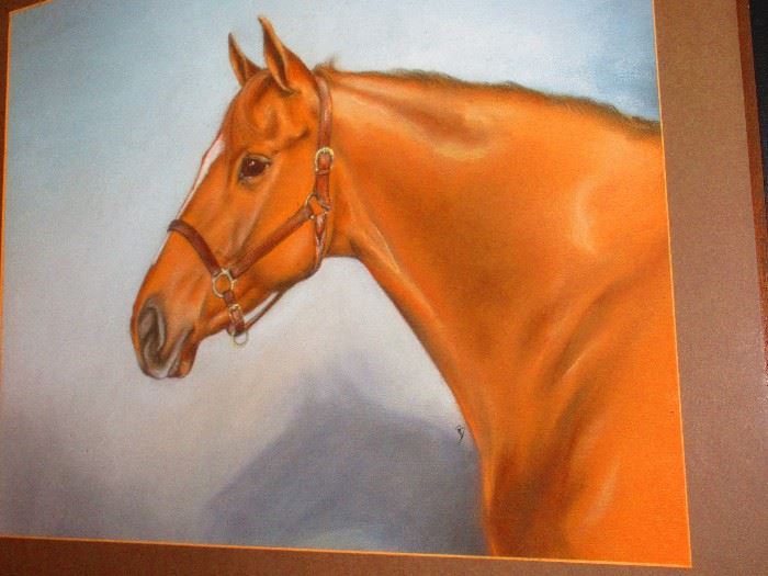 Pastel of Horse