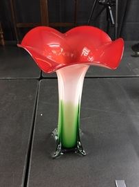 Murano flower vase