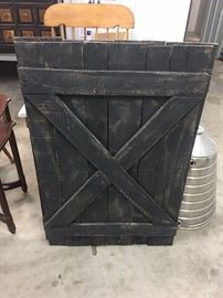 Black barn door 