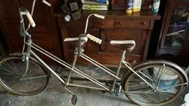 vintage tandem bike
