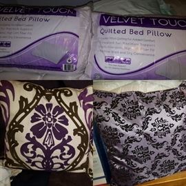 Decorative and NEW bed pillows