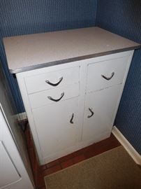 1940s formica top cabinet