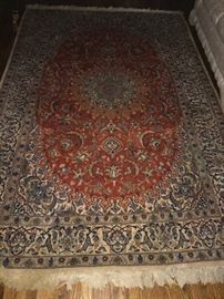 This Persian palace rug measures 10' x 6'6"