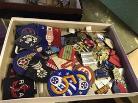 WW2 BADGES AND MEDALS