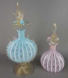 Several Venetian Art Glass Perfumes