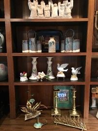 Great assortment of Brass, Porcelain, Metal, Glass