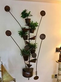 Water Fountain Wall Art - Hans Van de Bovenkamp - Welded Copper & Brass