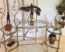 Wind Seek by Bill Marshall - bottom left: Earth Mother by Ralph Hurst / Sailboat by K Young