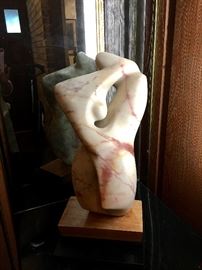 Maternite by Hans Schleeh- Carved Portugese Marble - 1971