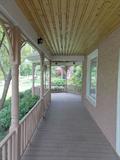 deck railing spindles outdoor lighting