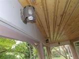 deck railing spindles outdoor lighting