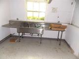 Commercial Stainless Steel 3 unit sink