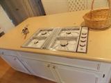 kitchen cabinets sink stove oven cooktop