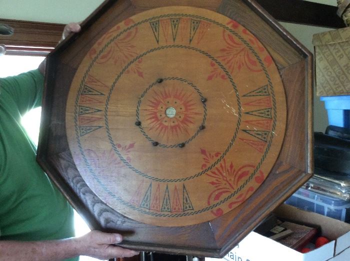 Here is a very uniques Carrom Board. We've never seen one like this! 