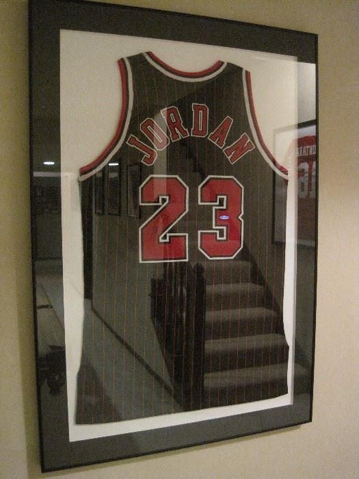 Michael Jordan signed jersey.