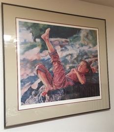 Signed Print Wai Ming, "My Toes" (67/750)
