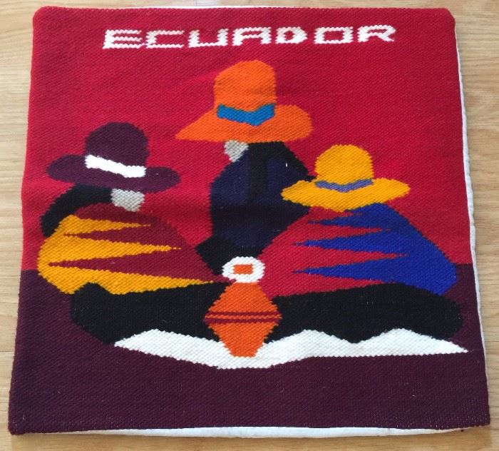 Pillow Sham: Ecuador, woven

