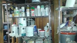 The paints going but the racks are for sale.