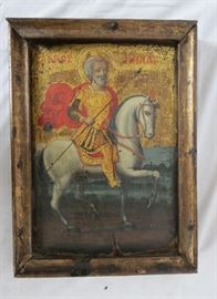 Antique Greek Coptic/Orthodox Wood Icon