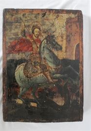 Antique Greek Coptic/Orthodox Wood Icon