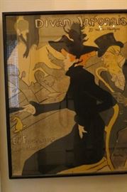 Albi Museum Issued/ Toulouse-Lautrec, Divan Japonais Print Framed