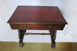 Antique Regency One Drawer Writing Desk