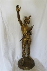 LaPorte Bronze Gilt Sculpture