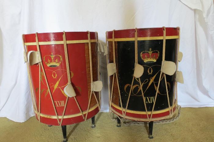 Italian Drum End Tables