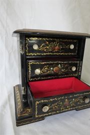 Paper Mache Victorian Box