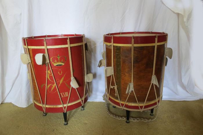 Italian Drum End Tables