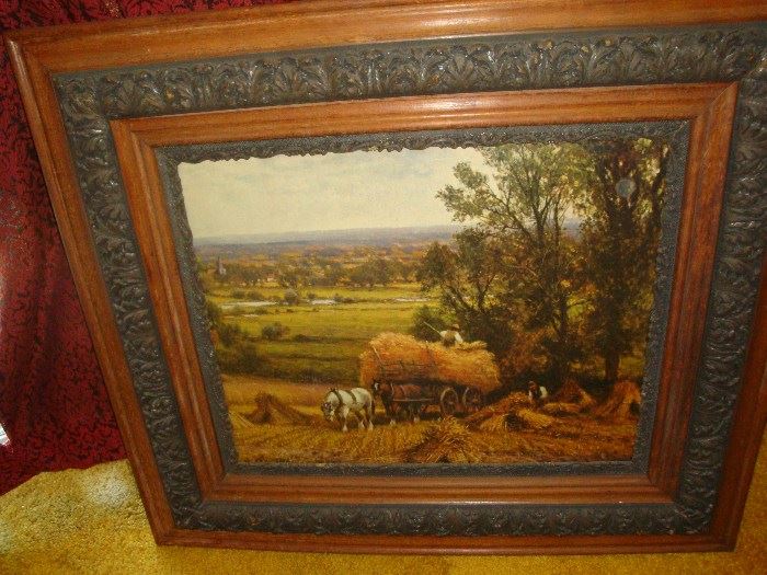 ANTIQUE FRAMED OIL