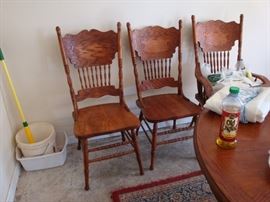 6 CHAIRS ?SOME WORK NEEDED ON 2