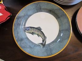 Williams Sonoma English Angler plates (set of 4)
