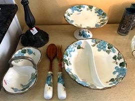 Franciscan Poppytrail serving pieces