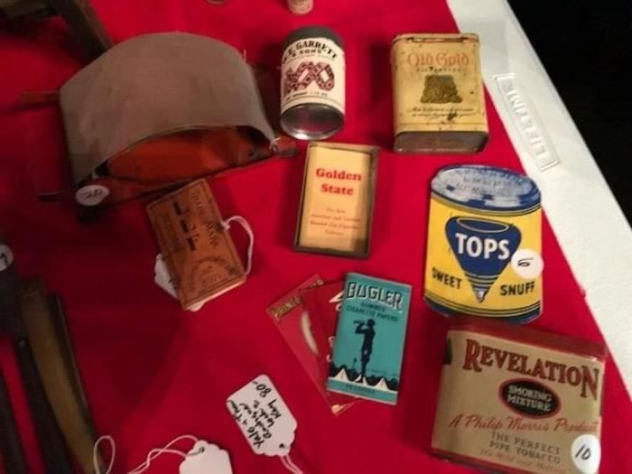 Vintage tobacco items