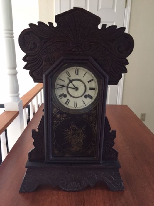 Antique kitchen gingerbread clock