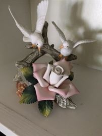 2 doves & rose by Andrea
