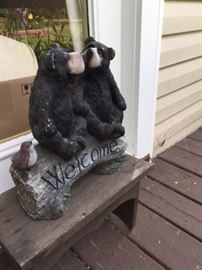 Pair of bears bid you welcome