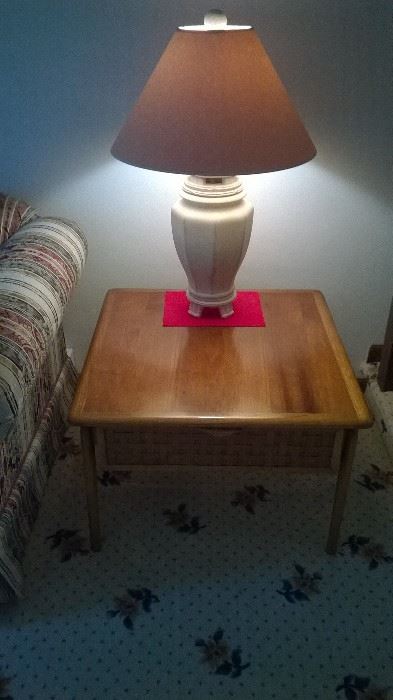 Lane End Tables w/ drawer very good condition